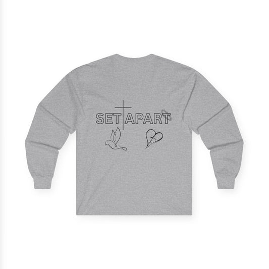Set Apart Word Art Unisex Long sleeve