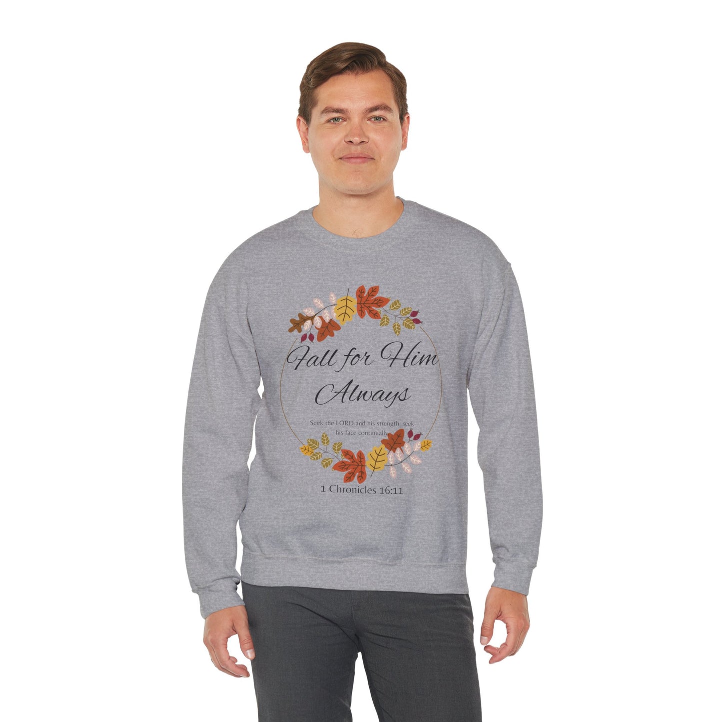Fall for Him Crewneck Sweatshirt