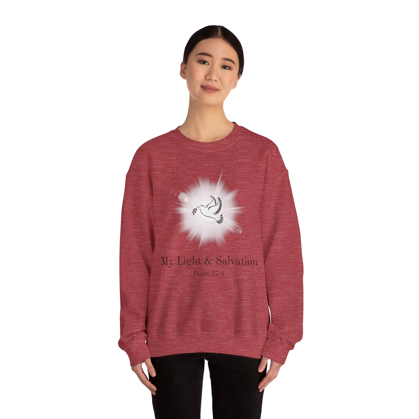 My Light & Salvation Crewneck Sweatshirt