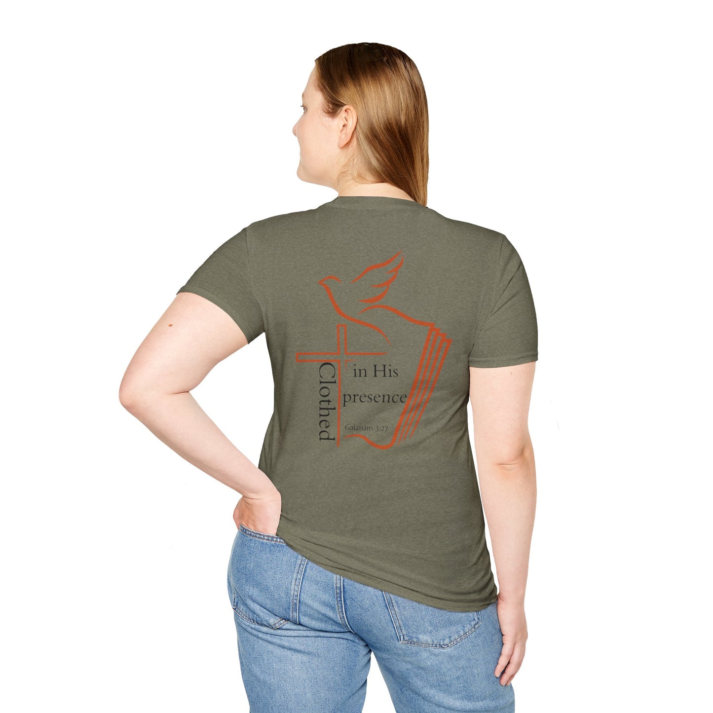 Clothed in His Presence Unisex T-shirt