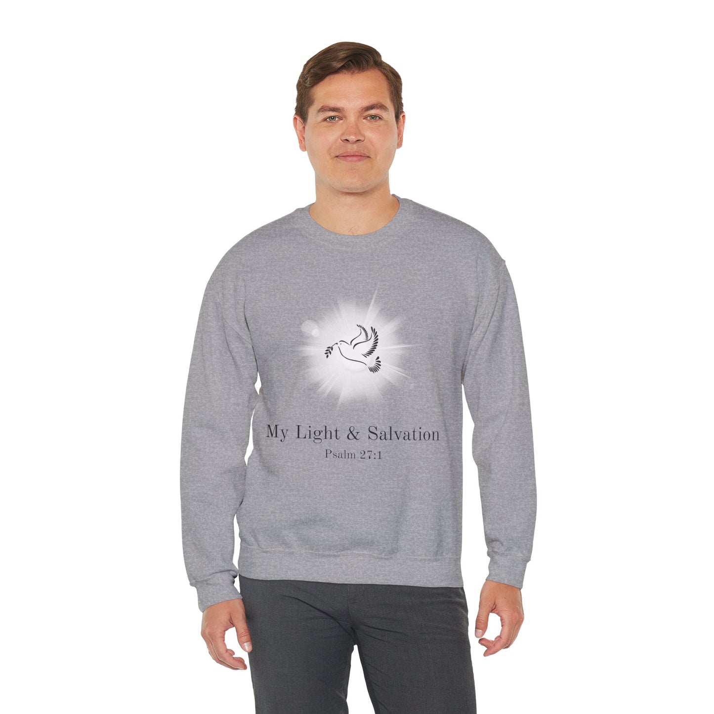 My Light & Salvation Crewneck Sweatshirt