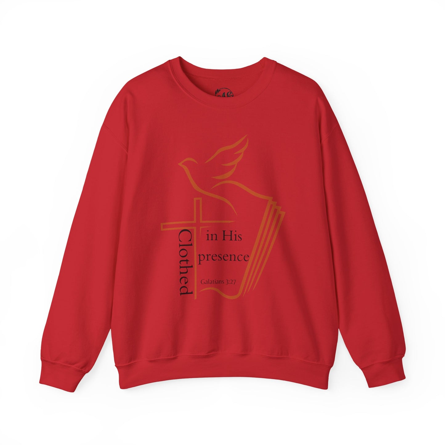 Clothed In His Presence Crewneck Sweatshirt