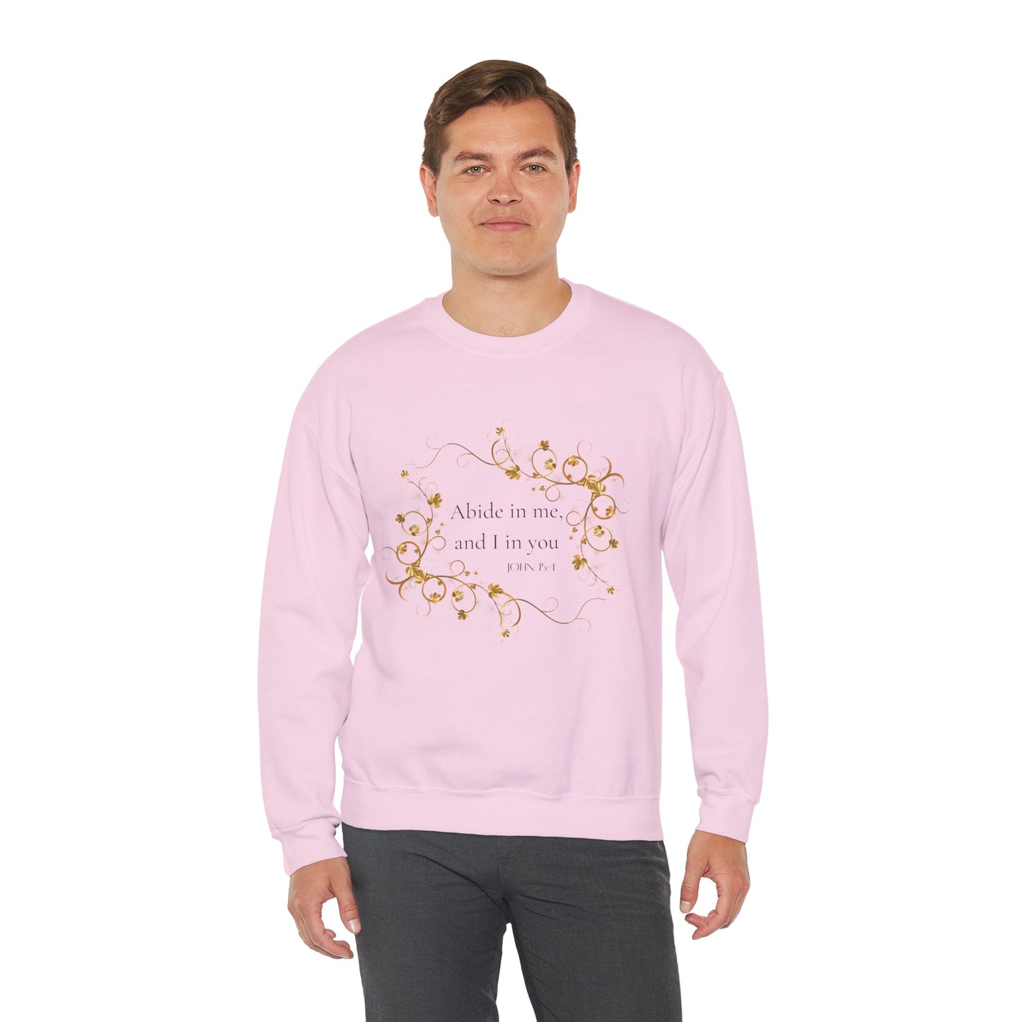 Abide In Him Crewneck Sweatshirt