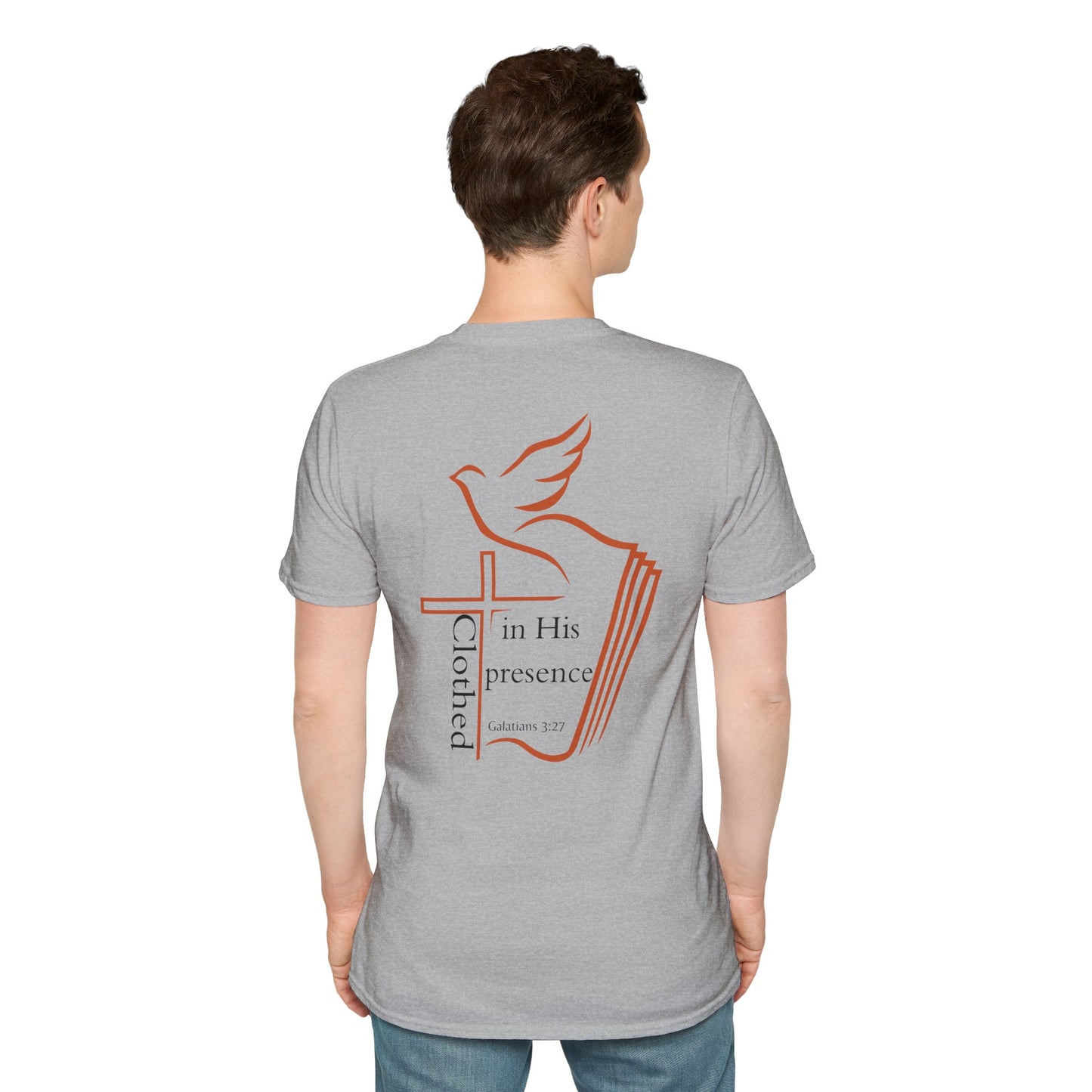 Clothed in His Presence Unisex T-shirt