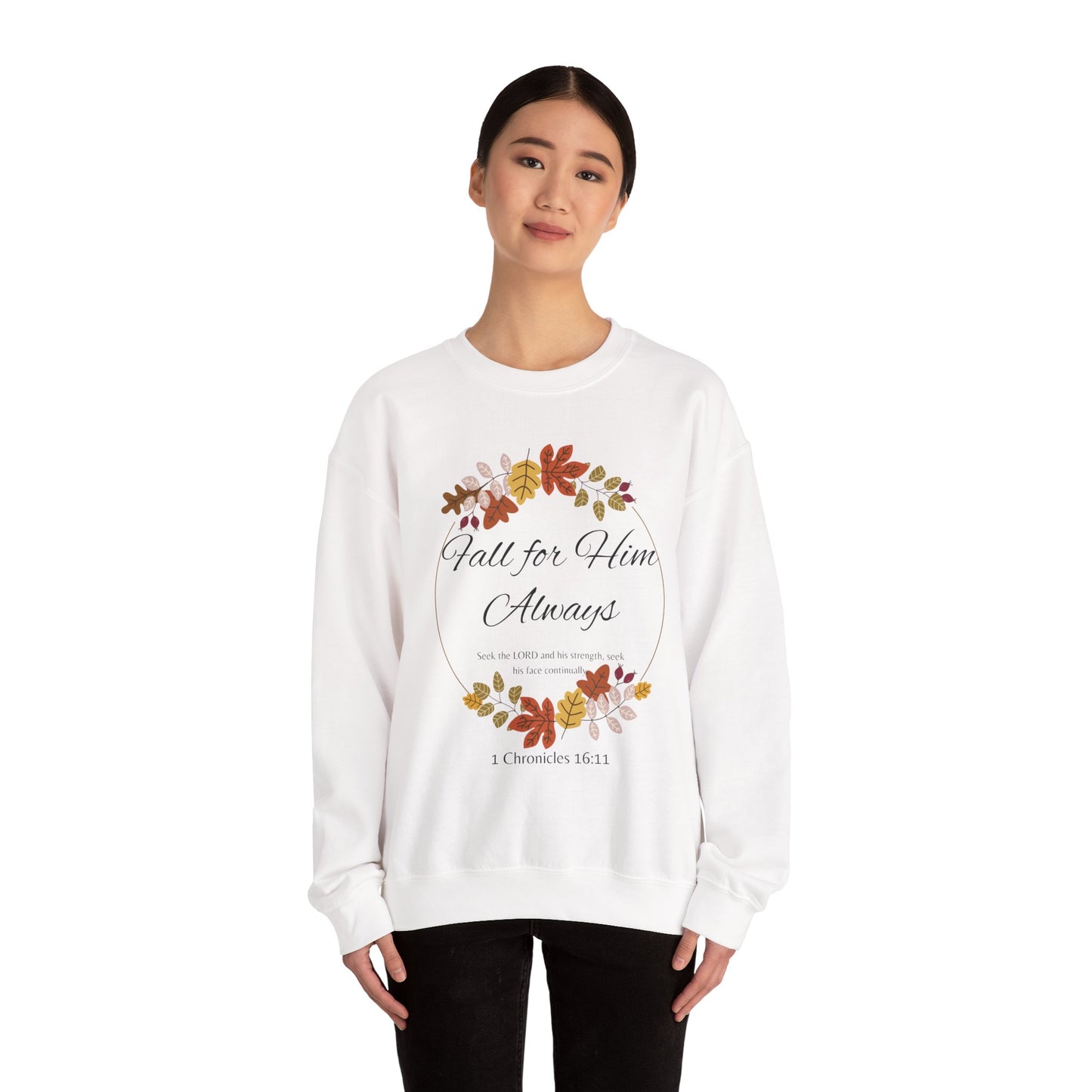 Fall for Him Crewneck Sweatshirt