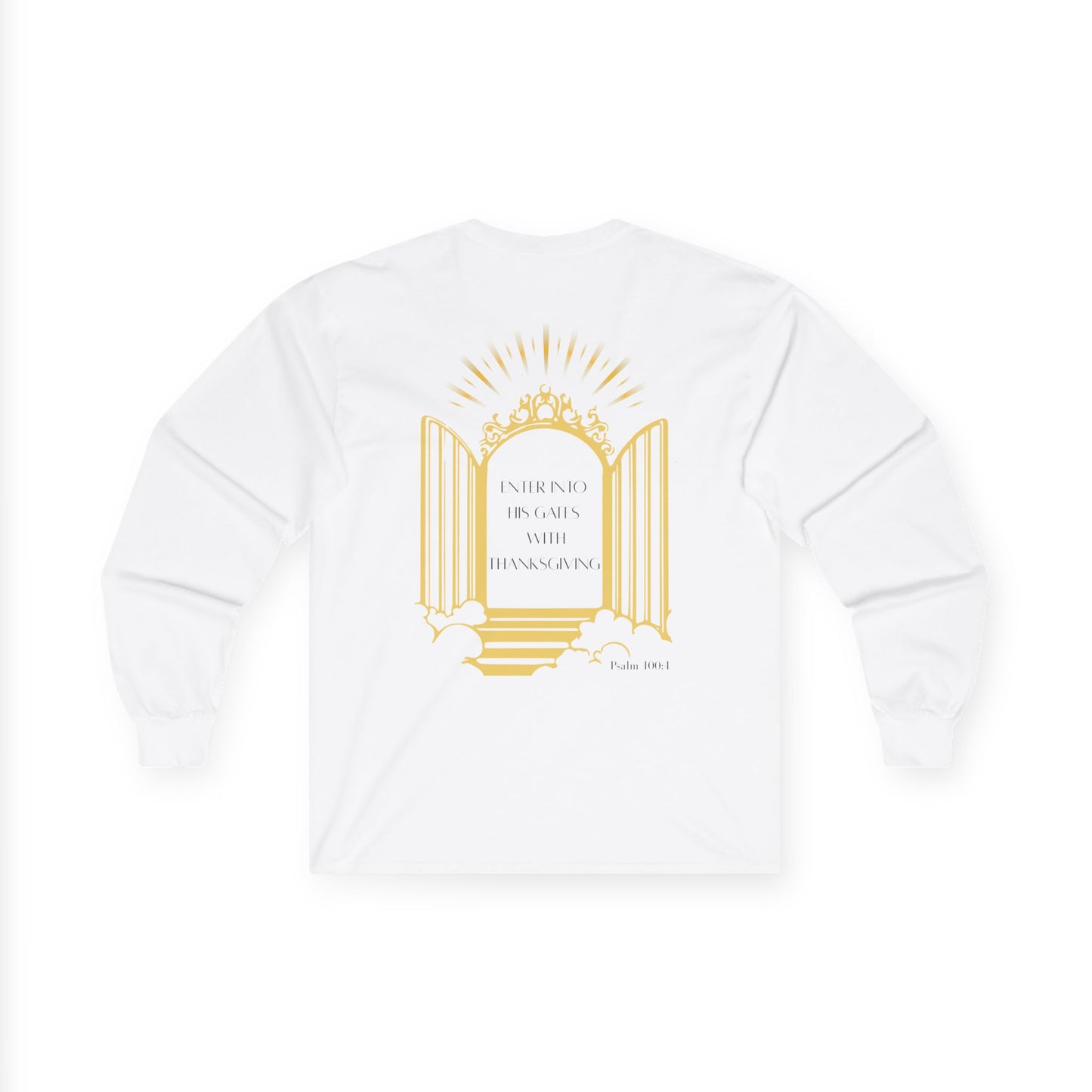 Enter Into His Gates Unisex Long sleeve