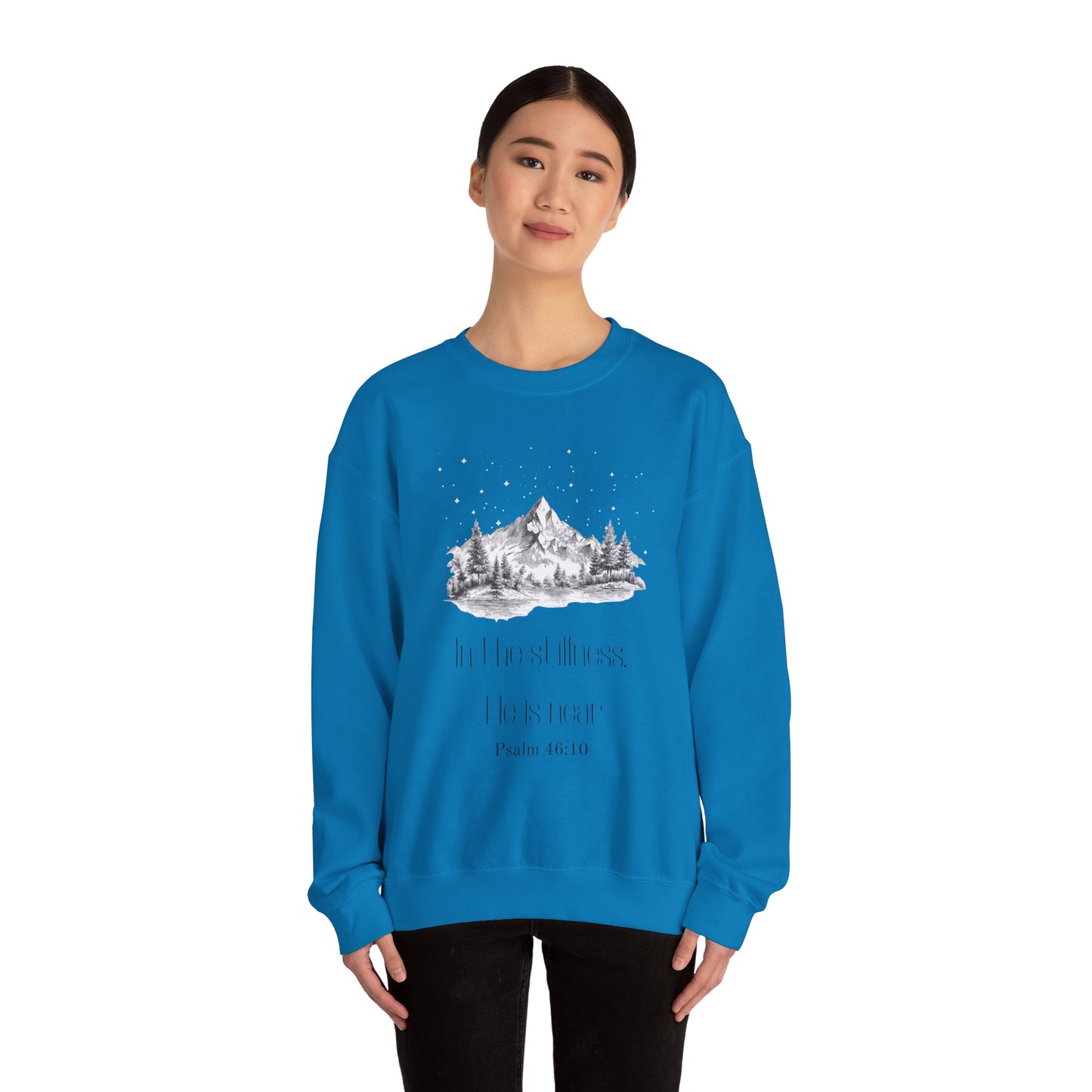 He Is Near Crewneck Sweatshirt
