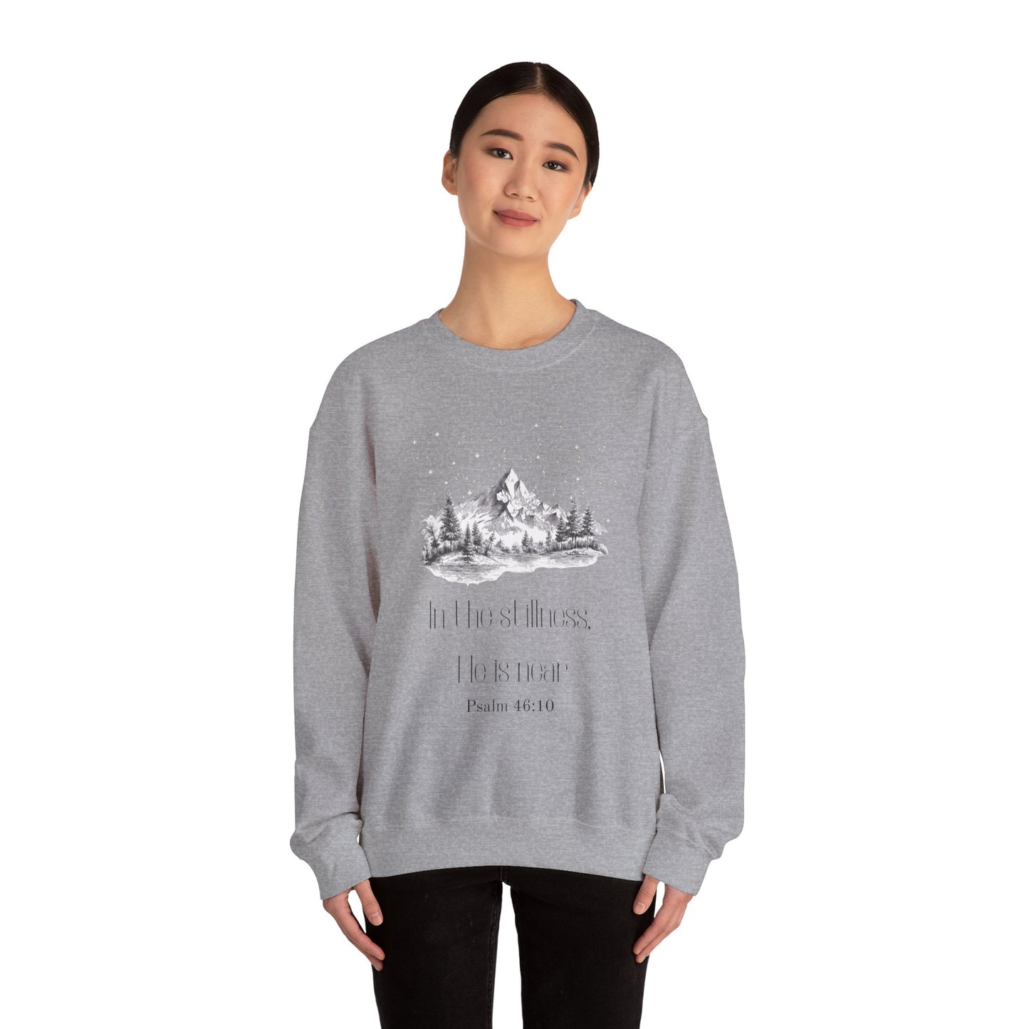 He Is Near Crewneck Sweatshirt