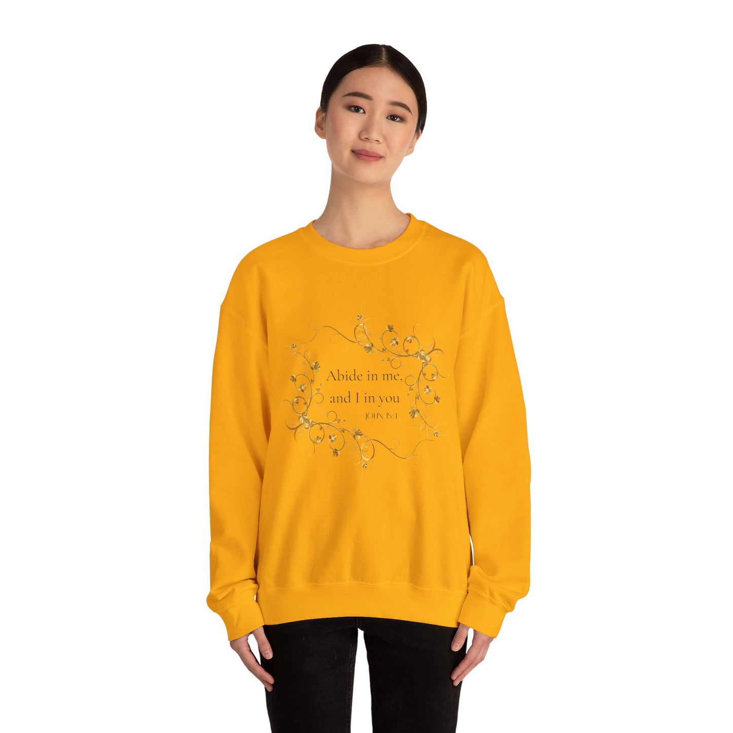 Abide In Him Crewneck Sweatshirt