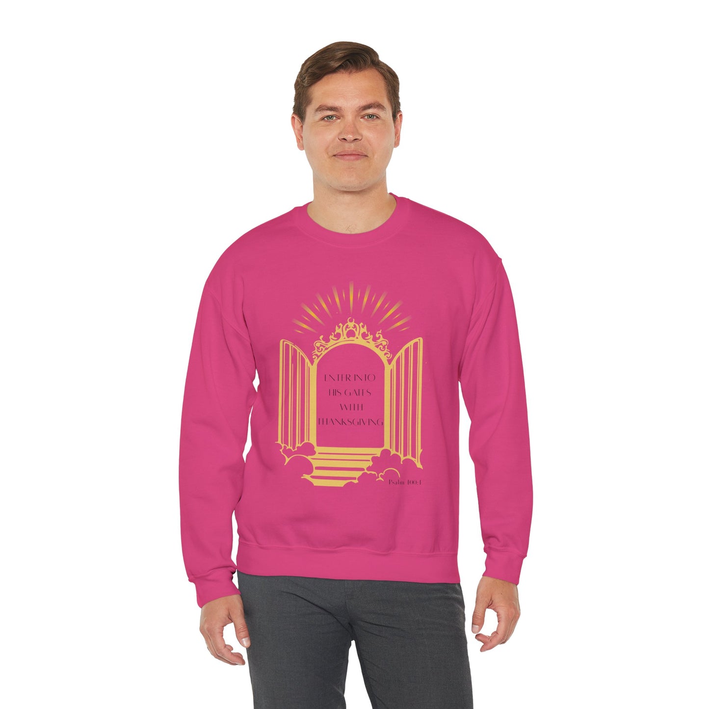 Enter Into His Gates Crewneck Sweatshirt