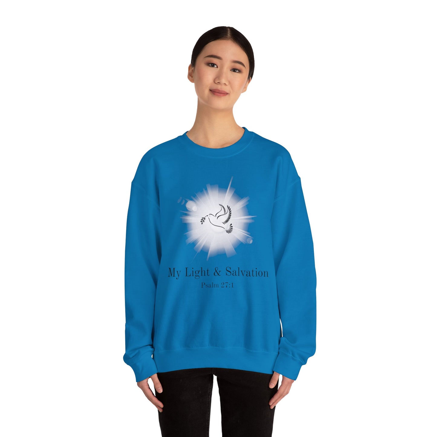 My Light & Salvation Crewneck Sweatshirt
