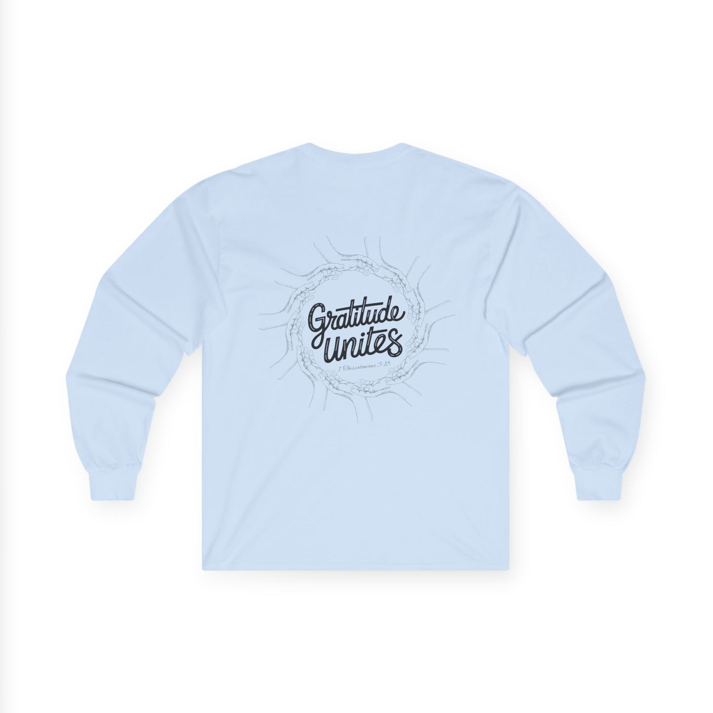 Gratitude Unites Unisex Long sleeve