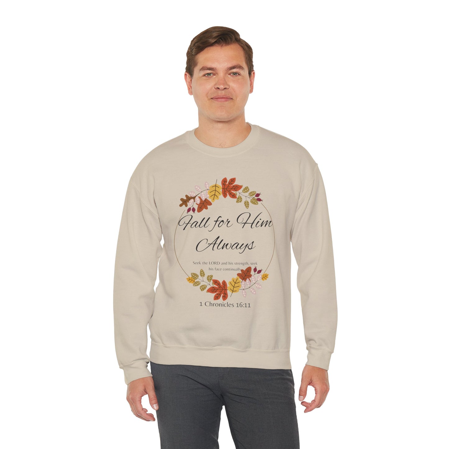 Fall for Him Crewneck Sweatshirt