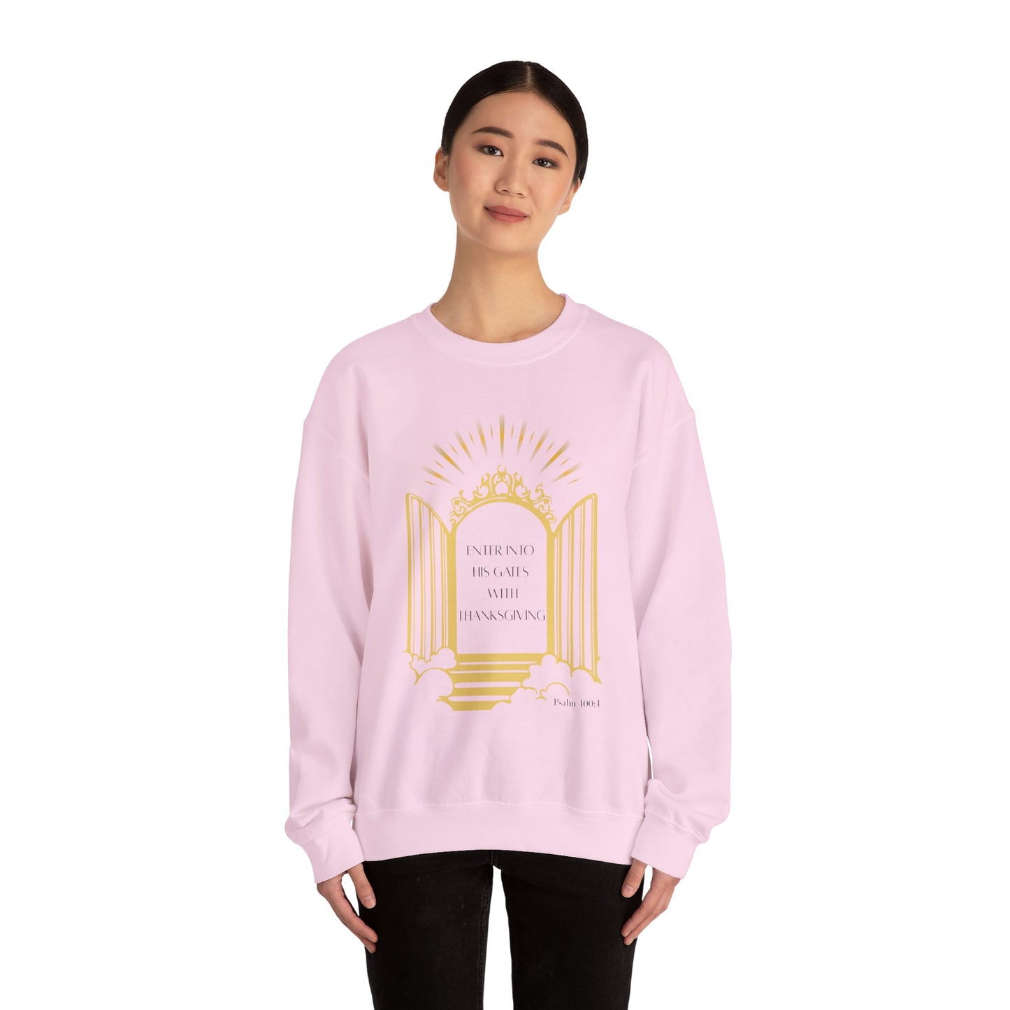 Enter Into His Gates Crewneck Sweatshirt